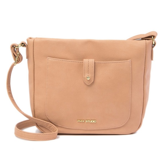 💥NEW MAX STUDIO Tan Crossbody Bag - Picture 2 of 8
